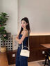 DAPHNE達(dá)芙妮官方旗艦店小眾高級(jí)感手提凱麗包包女式2025新款單肩斜跨包 米白色（收藏加購送禮盒禮袋） 無規(guī)格 曬單實(shí)拍圖