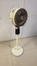 創(chuàng)維【全屋驅(qū)蚊】空氣循環(huán)扇家用電風(fēng)扇落地扇2025新款大風(fēng)量語音遙控輕音節(jié)能臥室小風(fēng)扇Q522 白咖色 曬單實拍圖