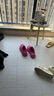 斯凱奇（Skechers）海豚泡泡鞋女士夏季透氣洞洞鞋增高踩屎感外穿涼拖鞋沙灘鞋111268 曬單實拍圖