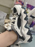 達芙妮 老爹鞋女春秋款休閑鞋子女厚底增高熊貓鞋時(shí)尚運動(dòng)鞋女 白黑 38 曬單實(shí)拍圖