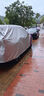 豐田皇冠陸放車(chē)衣車(chē)罩7座SUV專(zhuān)用防曬防雨遮陽(yáng)罩加厚隔熱車(chē)套外罩 銀色 加厚牛津布 曬單實(shí)拍圖