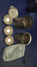 Ti artisan【全新清倉】鈦工匠純鈦旅行茶具套裝戶(hù)外便攜式泡茶器雙層快客杯 一壺三杯 曬單實(shí)拍圖