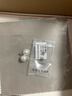海蒂11-12mm圓形S925銀淡水珍珠耳釘女大顆珍珠素釘耳飾送女友禮物 曬單實(shí)拍圖