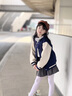 馬克華菲女童棒球服套裝2025春秋款休閑外套女孩學(xué)院風(fēng)外套兒童洋氣褲子 m星女孩香芋紫+m星女孩K香芋紫 110 曬單實拍圖