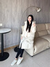 波司登2025新款羽絨服女長款90絨顯瘦連帽保暖冬季外套B250245526 暖絨米7C28 S 160/84A 體重約90-100斤 曬單實拍圖