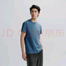 太平鳥(niǎo)男裝 易打理短袖T恤男打底純色衣服情侶體恤潮冰氧吧 霧霾藍第二批 L 曬單實(shí)拍圖