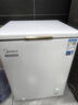 美的（Midea）天成冰柜 146升家用小型冷柜減霜80%超低溫零下-40度電子溫控速凍轉(zhuǎn)冷藏冷凍臥式冰箱BD/BC-146EMR 曬單實拍圖