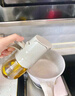 卡羅特噴倒兩用油壺家用食品級(jí)防漏嘴不掛油玻璃調(diào)料瓶廚房噴壺500ml灰 曬單實(shí)拍圖