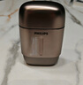 飛利浦（PHILIPS）電動剃須刀新一代旋護式鵝卵石Pro 無線充電便攜刮胡刀暮靄金 生日禮物 七夕情人節(jié)禮物送老公男友 曬單實拍圖
