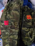 赤尹兒童冬裝迷彩服男套裝加絨加厚2024冬季新款男中童帥氣3-13歲保暖 軍綠色（加絨兩件套） 130（建議身高1.2米左右） 曬單實(shí)拍圖