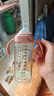 SAFETY JOY吸管奶瓶一歲以上1-3歲-6歲ppsu喝奶直飲杯2歲大寶寶耐摔帶手柄 橄欖棕 300ml [送2吸嘴+直管+刷子] 曬單實(shí)拍圖
