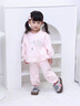 mlgt kids童裝女童衛衣套裝2025春秋新款兒童洋氣兩件套寶寶秋款衣服 粉色 120 曬單實(shí)拍圖