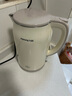九陽(yáng)（Joyoung）熱水壺燒水壺電水壺1.5L大容量  316L不銹鋼內膽 雙層隔熱  0膠水壺K15FD-W170 曬單實(shí)拍圖