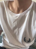 沃蘭迪體育田徑套裝馬拉松速干短袖體考比賽訓練男女跑步三分短褲 T白色速干（俄勒岡2） L（建議95-115斤） 曬單實(shí)拍圖