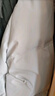 鴨鴨（YAYA）【明星同款】羽絨服男女款2024冬季新款中長(cháng)款泡芙加厚保暖外套HY 月光白色【現貨速發(fā)】 S /165 曬單實(shí)拍圖