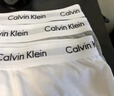Calvin Klein內衣男士ck三條裝提花棉質(zhì)防夾臀低腰平角內褲U2664 XL 禮物 曬單實(shí)拍圖