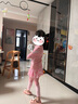 迪士尼兒童泳衣女分體長(cháng)袖長(cháng)褲中大童泡溫泉防曬A類(lèi)游泳衣D35071粉色120 曬單實(shí)拍圖