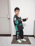 奧特曼童裝男童套裝春秋新款洋氣兒童運(yùn)動(dòng)服兩件套中大童帥氣連帽外套潮 黑色 120 建議110-120cm6-7歲 曬單實(shí)拍圖