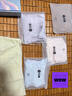 芬騰（FENTENG）內褲女4條裝10A抑菌加長襠純棉透氣舒適包臀中腰三角褲 曬單實拍圖