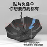 小魔 雨傘 記憶折疊傘 免疊秒收自動傘速干傘【黑科技-一秒無痕收傘】 曬單實拍圖