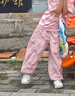 真維斯女童夏季套裝2025新款兒童純棉短袖t恤女孩夏裝運動工裝褲子童裝 蠟染款純棉短袖+防曬工裝褲 14 130 【推薦45-56斤】 曬單實拍圖