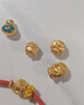 周生生黃金轉(zhuǎn)運(yùn)珠Charme足金串珠迷你四葉草蝴蝶結(jié)皇冠南瓜車(chē) 單顆 92447C四葉草 曬單實(shí)拍圖