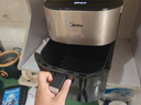 美的（Midea）小炎烤空氣炸鍋 可視免翻面 家用多功能電炒鍋烤箱空氣炸鍋一體 6L實用大容量KZC6054【國家補貼】 曬單實拍圖