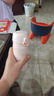 蘇泊爾保溫杯316L不銹鋼高顏值保溫保冷水杯輕巧便攜學(xué)生女生杯子帶茶濾 櫻釉粉 350ml 一鍵開(kāi)合 曬單實(shí)拍圖