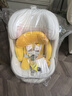 qborn小海豚Pro智能安全座椅兒童可躺小寶通風米色0-4-7歲-蒙得里安黃 曬單實拍圖