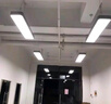 得焺 辦公室吊燈LED長條燈會議室辦公燈吊線燈寫字樓商場健身商業(yè)照明 黑色直角120*20-48W白光 曬單實拍圖