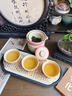 三物玉帶手抓壺旅行茶具戶(hù)外一壺三杯便攜式陶瓷旋轉茶壺功夫茶具套裝 玉帶手抓壺套組（筒包裝）_石榴紅 曬單實(shí)拍圖
