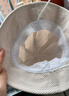 童泰（TONGTAI）寶寶帽子兒童盆帽男童燈芯絨漁夫帽女童純棉遮陽(yáng)帽0-3歲棕色50cm 曬單實(shí)拍圖