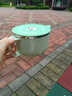 旗豐不銹鋼泡面碗兒童小學(xué)生飯盒上學(xué)校專(zhuān)用316食品級帶蓋餐具可瀝水 綠色熊貓0.8L 曬單實(shí)拍圖