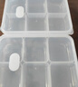 佳立方冰箱收納盒食品級凍肉分格保鮮盒冷凍專(zhuān)用分裝透明盒子四格2個(gè) 曬單實(shí)拍圖