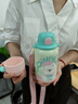 鴻迪兒童保溫杯小學生上學專用吸管杯幼兒園男女孩可愛便攜大容量水杯  喝水小狗 500ml 316不銹鋼內(nèi)膽+3飲 曬單實拍圖