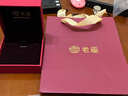 老廟黃金足金磨砂間光珠手鏈女基礎(chǔ)鏈轉(zhuǎn)運(yùn)珠復(fù)購補(bǔ)貼七夕送女友 曬單實(shí)拍圖