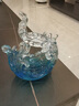 年年有余錦鯉魚(yú)擺件輕奢電視柜酒柜開(kāi)業(yè)裝飾品客廳玄關(guān) 錦鯉戲水【漸變黑】 曬單實(shí)拍圖