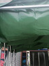 TLXT定制移動推拉雨棚大型戶外倉庫活動伸縮帳篷大排檔汽車停車遮陽蓬 特厚寬4米*長4米*高3米頂部+架子 曬單實拍圖