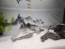 瘋狂水草魚缸造景小米套餐石頭觀賞石全套假山石布景擺件裝飾石子溪流底砂 魚缸造景（雪山） 曬單實(shí)拍圖