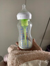 布朗博士玻璃奶瓶 0-3月初生嬰兒防脹氣防嗆 寬口徑奶瓶150ml 小象 曬單實拍圖