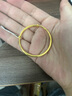 周六福（ZLF）  黃金手鐲寶寶款足金999手環(huán)手飾大富大貴 計價(jià) 7.12g 曬單實(shí)拍圖