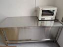 不銹鋼工作臺帶拉門(mén)廚房操作臺加厚耐用廚房櫥柜專(zhuān)用烘焙打荷臺 長(cháng)80寬40高80cm單通 曬單實(shí)拍圖