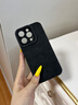 素洛適用蘋(píng)果17promax純色翻毛皮手機殼高級感iPhone16pro男女復古硅膠軟14防塵13簡(jiǎn)約防摔個(gè)性保護殼 【爵士黑純色翻毛皮】 iPhone14 Pro 曬單實(shí)拍圖