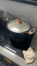 鏗鏘湯鍋不粘鍋麥飯石家用火鍋鍋雙耳煮肉鍋燃氣爐電磁爐火鍋專(zhuān)用鍋 深湯鍋【麥飯石28cm】 28cm 曬單實(shí)拍圖