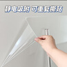 靜電墻面保護膜防水墻貼防臟透明貼紙墻壁乳膠漆大白墻防踢臟墻紙 啞光乳膠漆膜 120*1000cm 曬單實(shí)拍圖
