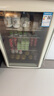 優(yōu)諾128L冰吧飲料小冰箱一級能效透明玻璃門迷你化妝品冰吧小型家用宿舍辦公室電競冷藏保鮮飲料柜 【性價比爆款】奶油白貓款 曬單實拍圖