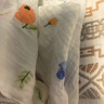 婧麒（JOYNCLEON）嬰兒口水巾三角巾純棉4層紗布柔軟兒童擦汗 5條裝 Jyp173572 曬單實(shí)拍圖