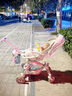 XUM遛娃神器嬰兒推車(chē)0-6歲用折疊可坐可躺帶減震雙向高景觀(guān)溜娃車(chē) 六重減震|加高防護|全棚 卡其色 曬單實(shí)拍圖