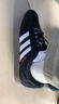 adidas T頭鞋 VL COURT復古板鞋德訓鞋男女阿迪達斯輕運動(dòng) 漢玉白/黑色/樹(shù)脂黃   37 曬單實(shí)拍圖