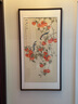 伯莎丹頓（BERTHA DENTON）新中式純手繪柿子花鳥畫國(guó)畫真跡玄關(guān)餐廳中掛畫客廳辦公室裝飾畫 雅致原木（細(xì)邊純實(shí)木框8120） 帶框高125 寬65CM 曬單實(shí)拍圖